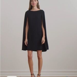 Ralph Lauren Black Sleeveless Mini Dress with Bateau Neckline
